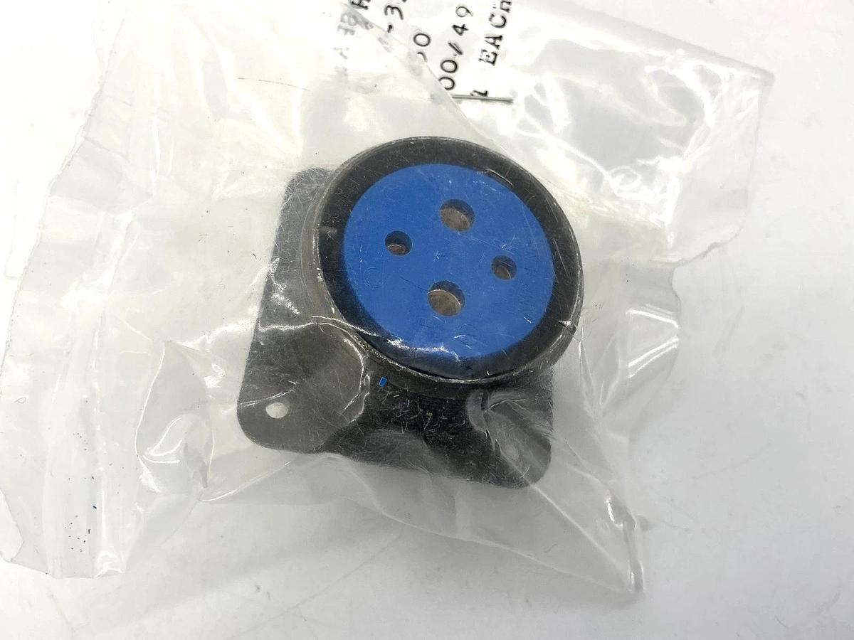 Lot of 2 New Amphenol 97-3102A-22 Connector Receptacle Male/Female 4-Pin