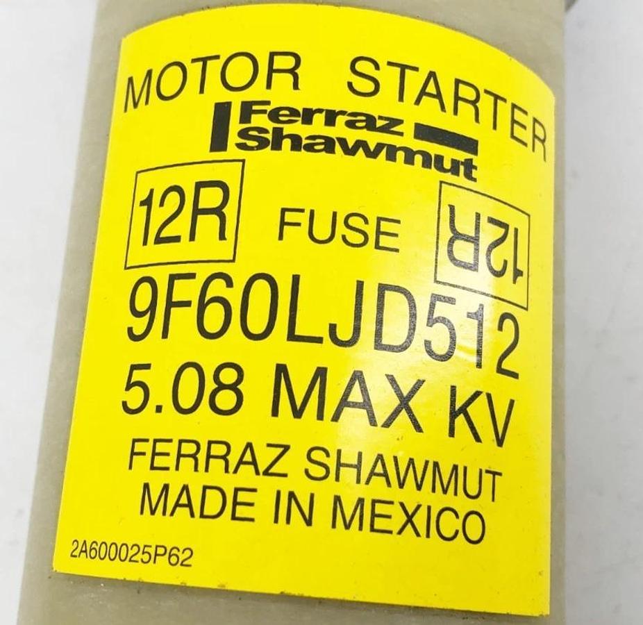 New Ferraz Shawmut 9F60LJD512 Fuse 5.08KV 12R Type EJ-2 Size D