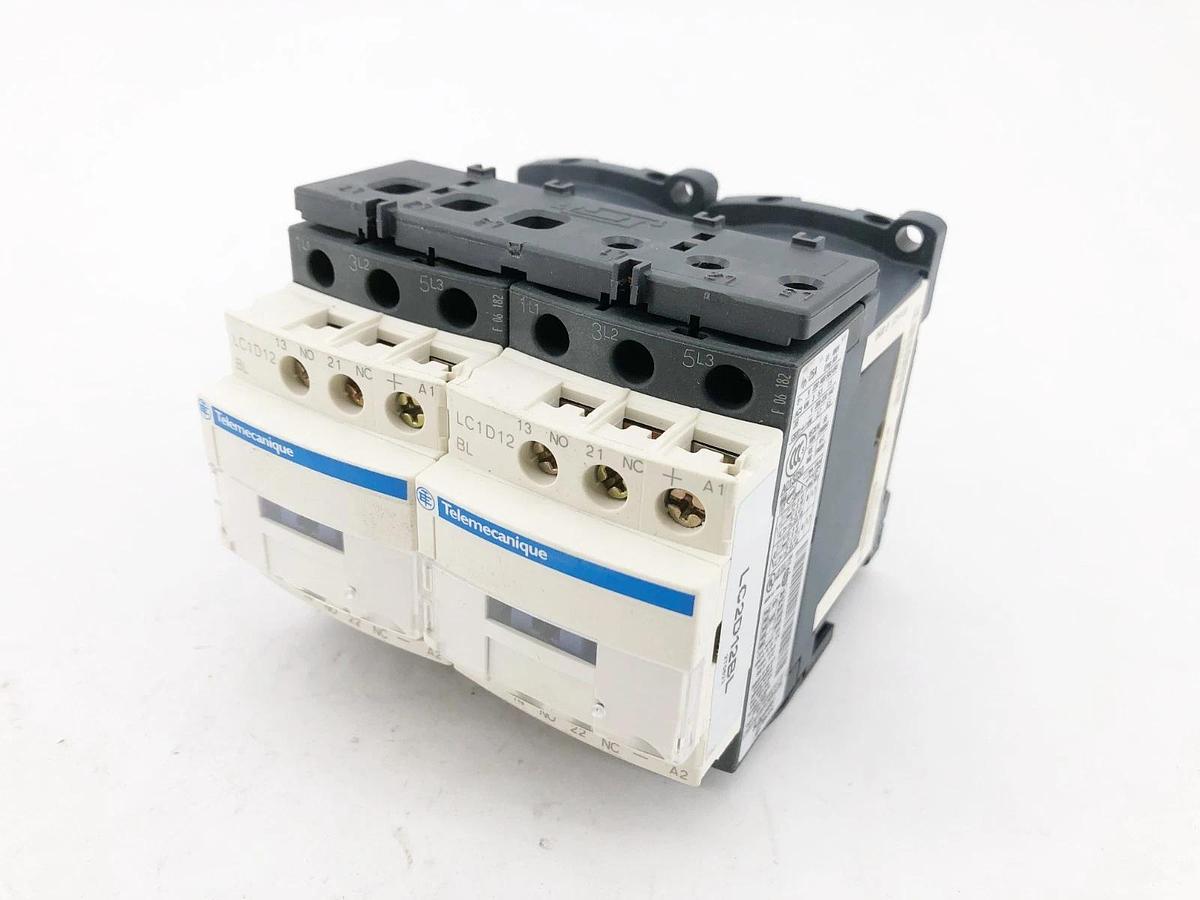 New Telemecanique LC2D12BL Reversing Contactor 24VDC 2.4W 5.5KW/400V 7.5HP/460V