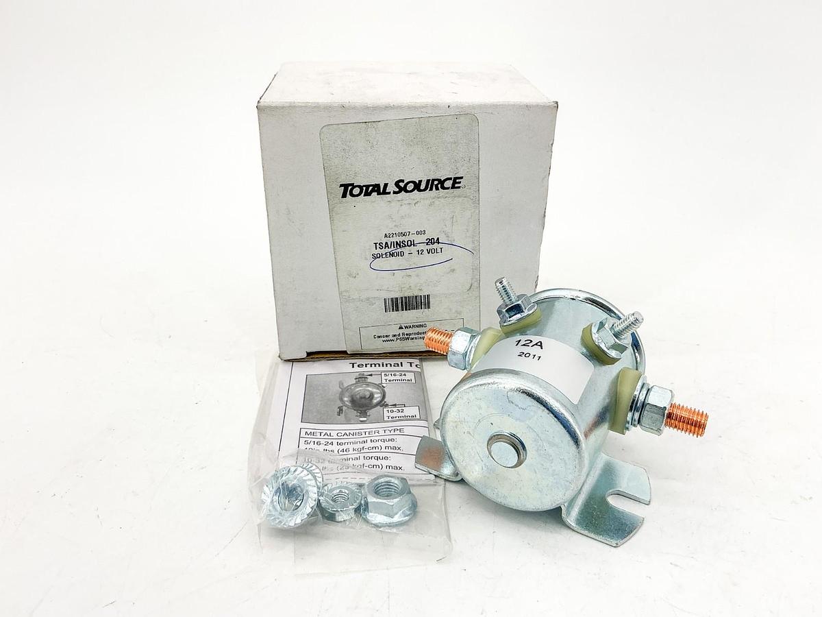 New Total Source TSA/INSOL-204 Solenoid Terminal 12V