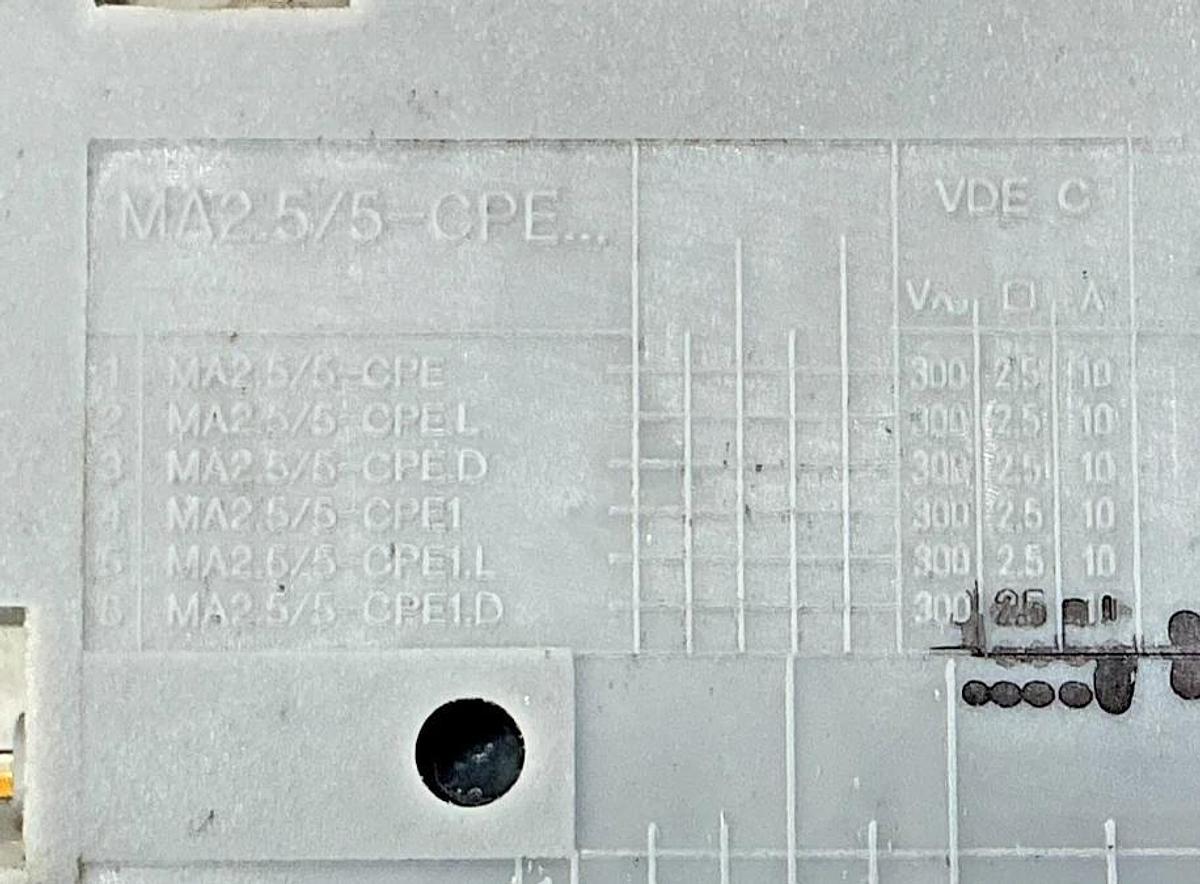 Used Lot of 37 ABB Entrelec MA2.5/5-CPE Terminal Block Gray 2-Pin 10A 320V