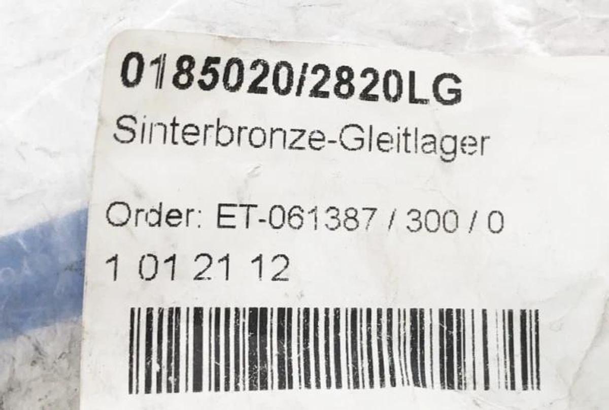 Lot of 25 New Karl Schnell 0185020/2820LG Bronze Bushings 1-1/8" OD 3/4" ID 3/4"