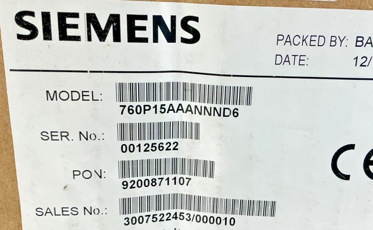New Siemens 760P15AAANNND6 Series 760 Valve Controller / Positioner