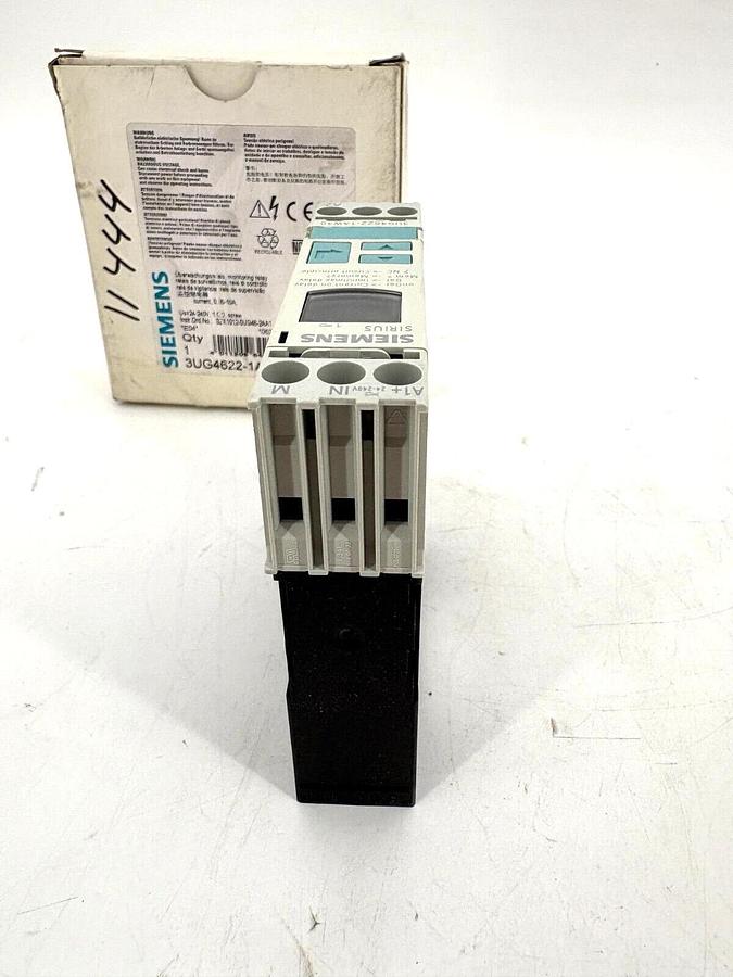 New Siemens 3UG4622-1AW30 Digital Current Monitoring Relay .05-10A Range