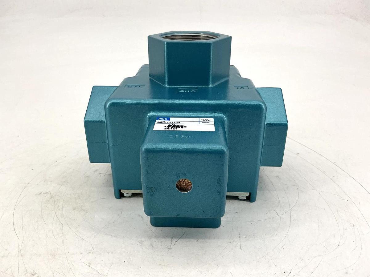 New MAC Valves 58D-11-111CA Solenoid Valve 15Watts 25-150PSI 24VDC 110/120VAC