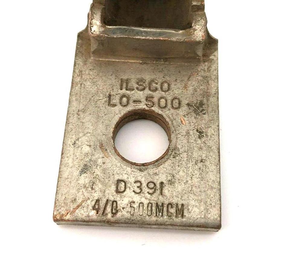 Used Ilsco LO-500 Electrical Lug Connector 4/0-500 MCM