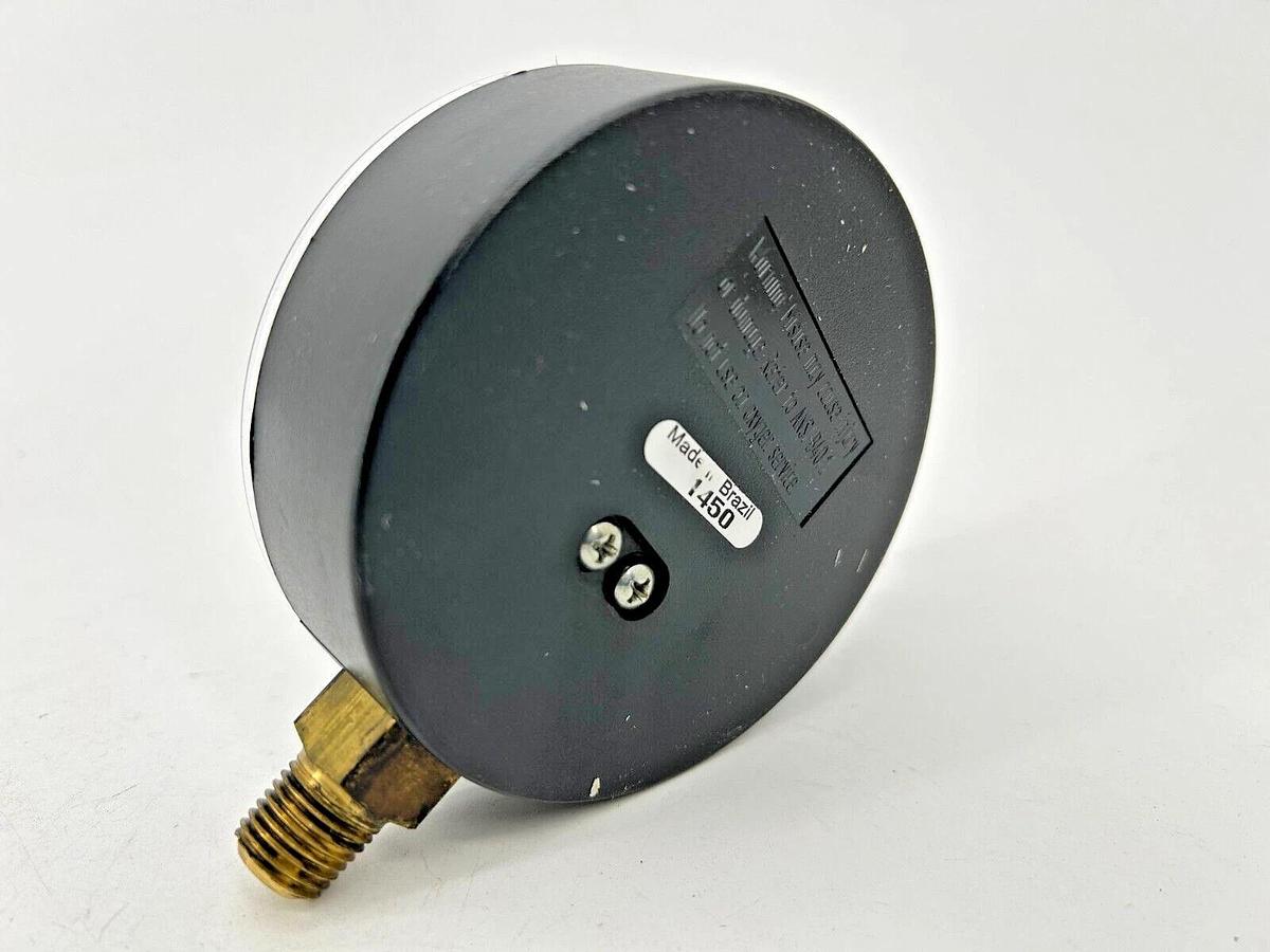 New Ashcroft 33HR33 Pressure Gauge 0-15 PSI 3.5" Dial 1/4" Lower