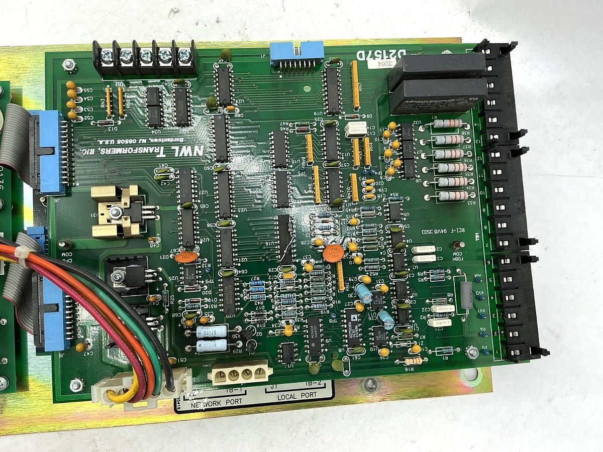 Used NWL Transformers D2157D Signal Optimizer PCB Circuit Board w/ D20136
