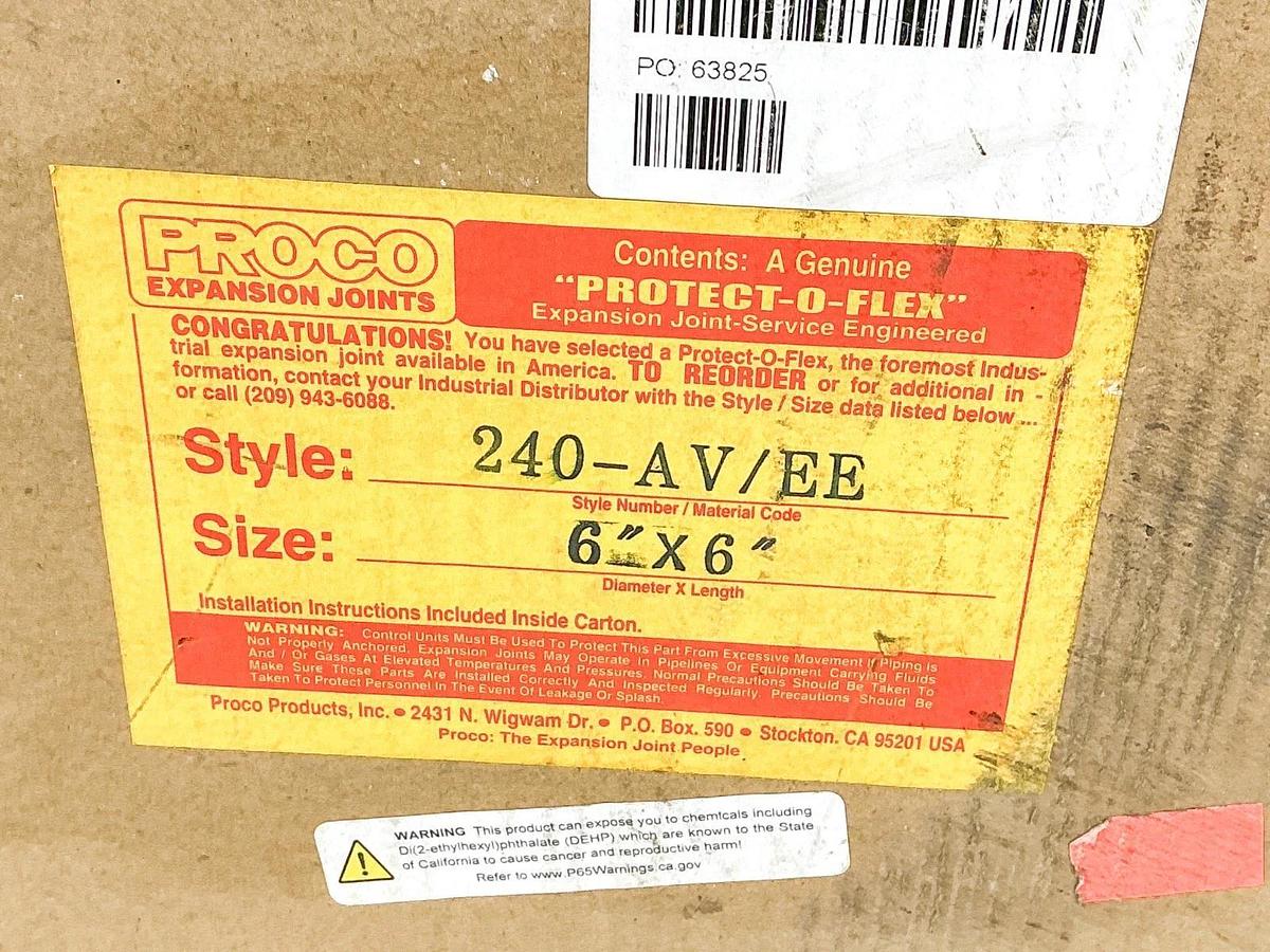 New 060X0640AVE Expansion Joint 240-AV/EE 6" x 6"