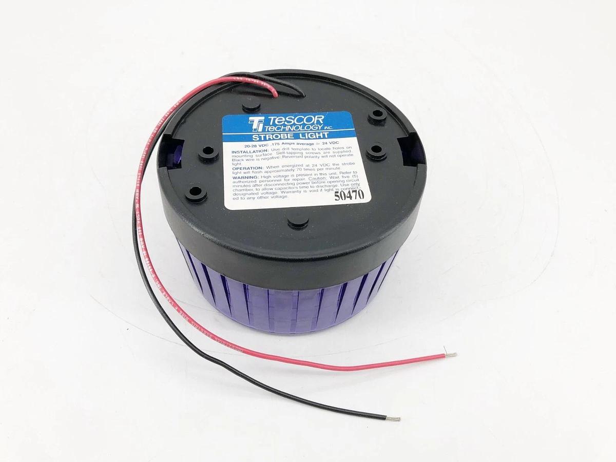 New Tescor Technology Purple Strobe Light 20-28VDC .175A - No Box
