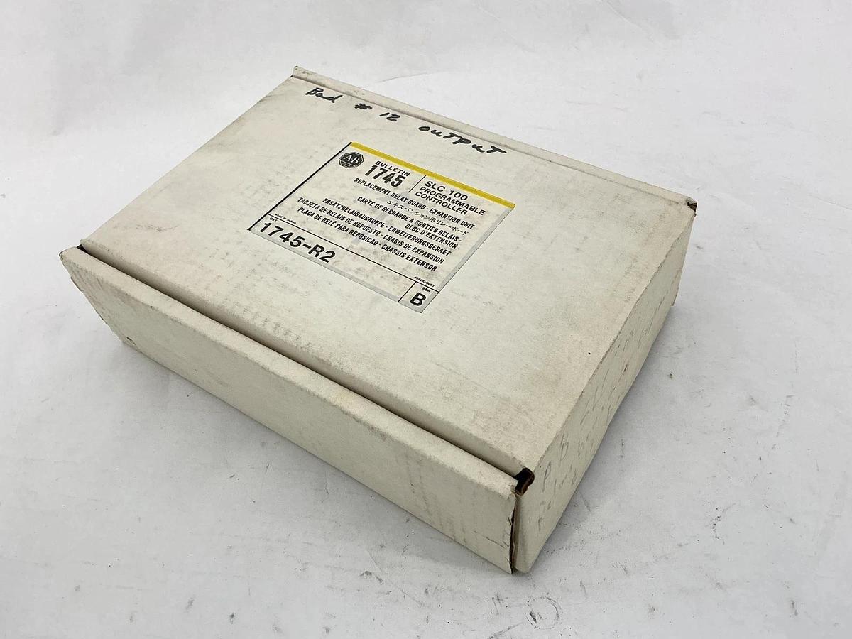 Used Lot of 5 Allen Bradley 1745-R1/R2 Ser B SLC 100 Program Control -Has Bad Outputs