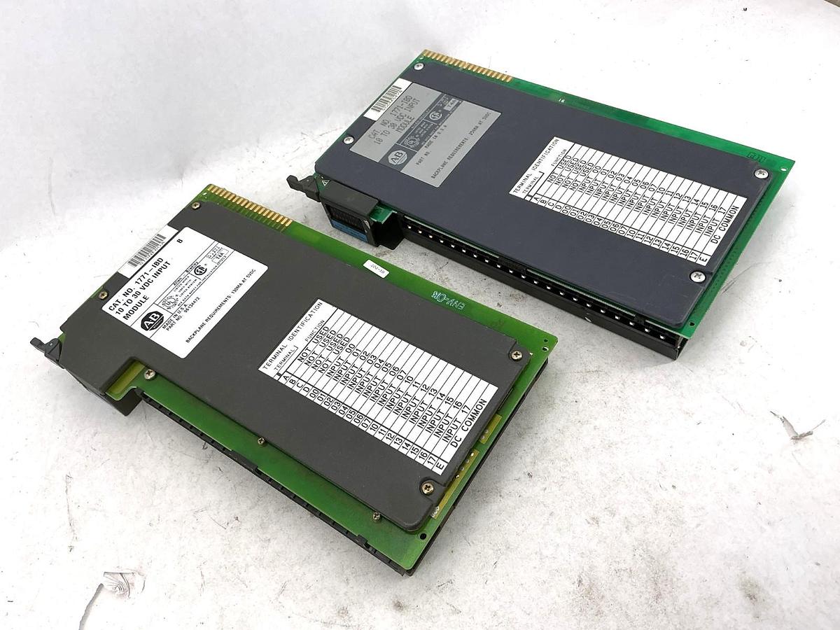 Used Lot of 2 Allen Bradley 1771-IBD Ser B Input Module DC Input 10-30VDC