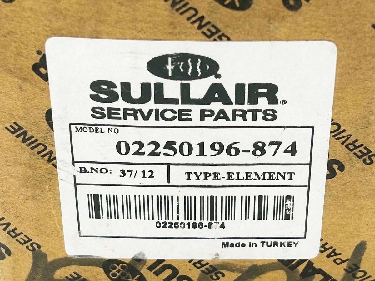 New Genuine Sullair 02250196-874 Filter Element