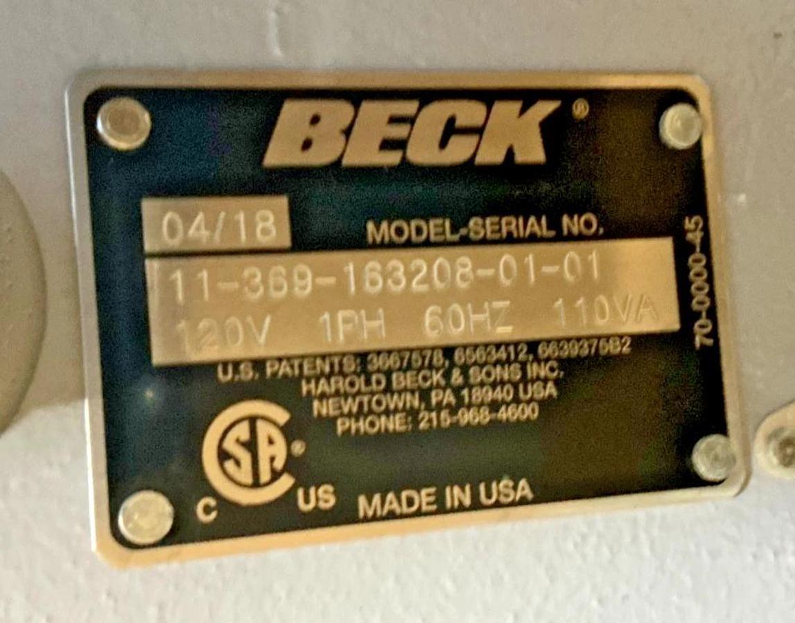 New Beck 11-369 Rotary Actuator 1PH 120V 60HZ 110VA 11-369-163208-01-01