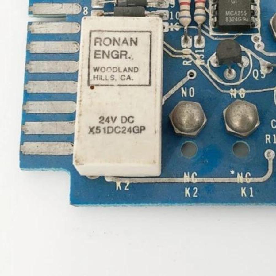 Used Ronan X50D7-1-H Printed Circuit Board X51DC24GP 24VDC