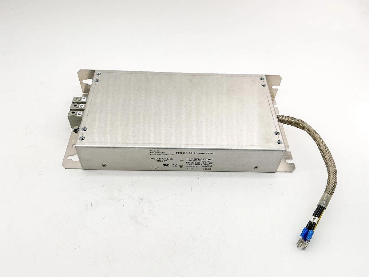 New Mitsubishi FFR-BS-00126-18A-SF100 Frequency Inverter 275/480Vac 18A 193677