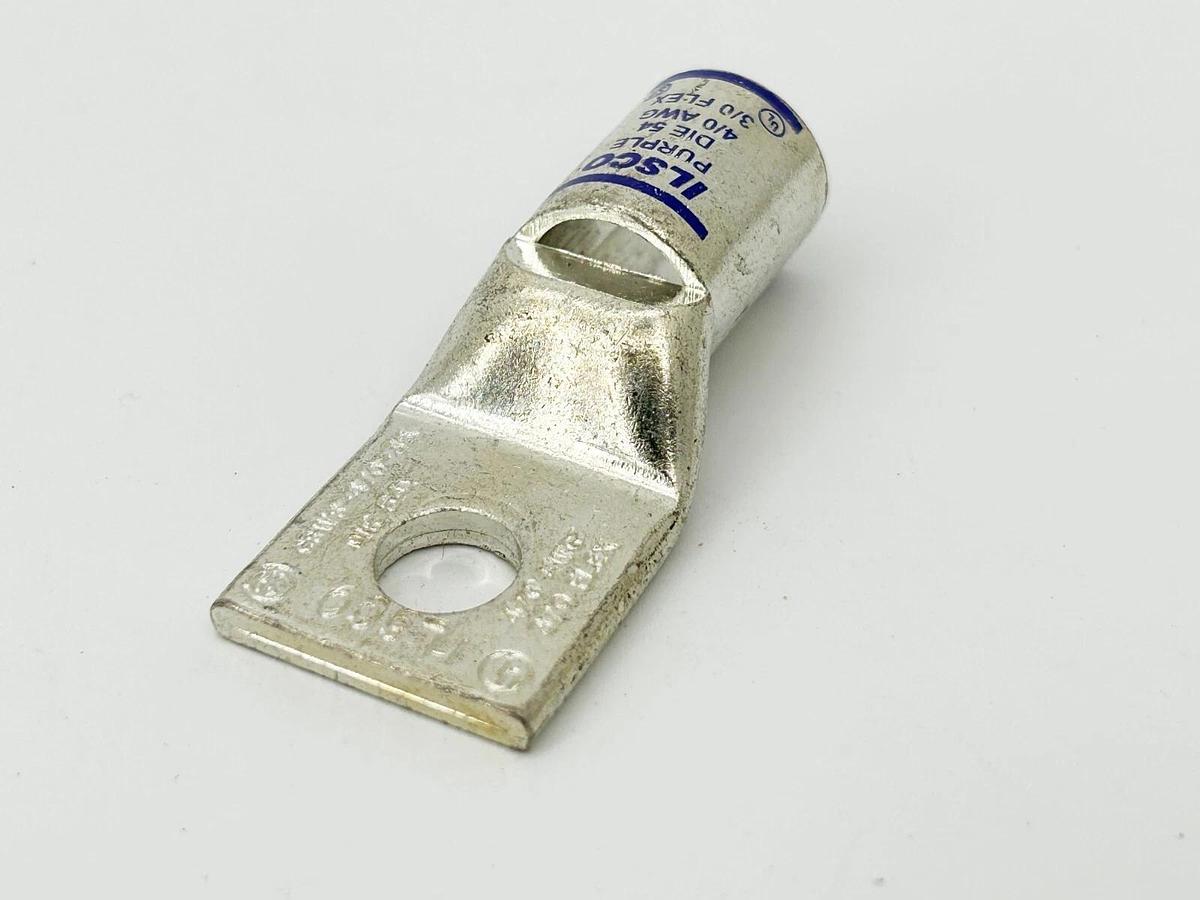 New Lot of 3 Ilsco CSWS-4/0-38 Copper Compression Lug 4/0 AWG 13/32CSA