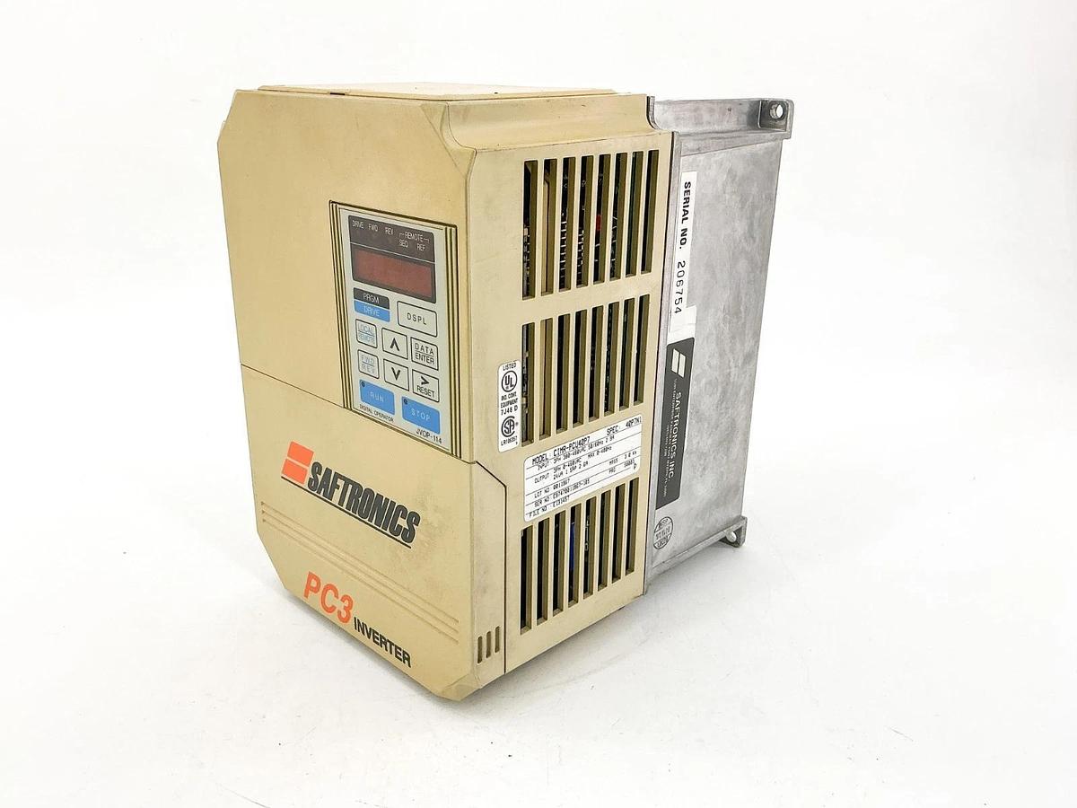 Used Saftronics CIMR-PCU40P7 AC Inverter 3PH 460V 50/60Hz 2.9A