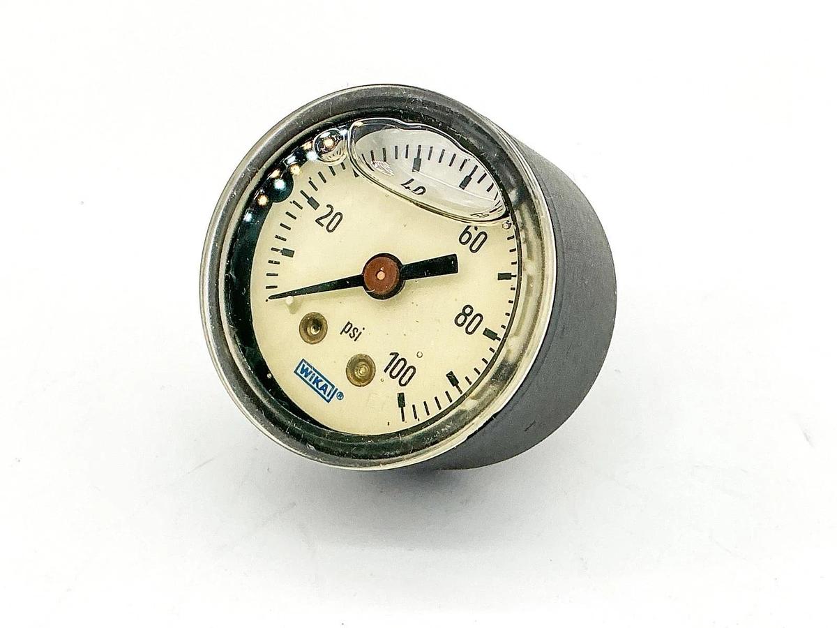 New Wika 9738266 Pressure Gauge 100PSI 1/8"npt 1.5" Face 113.13 1.5"