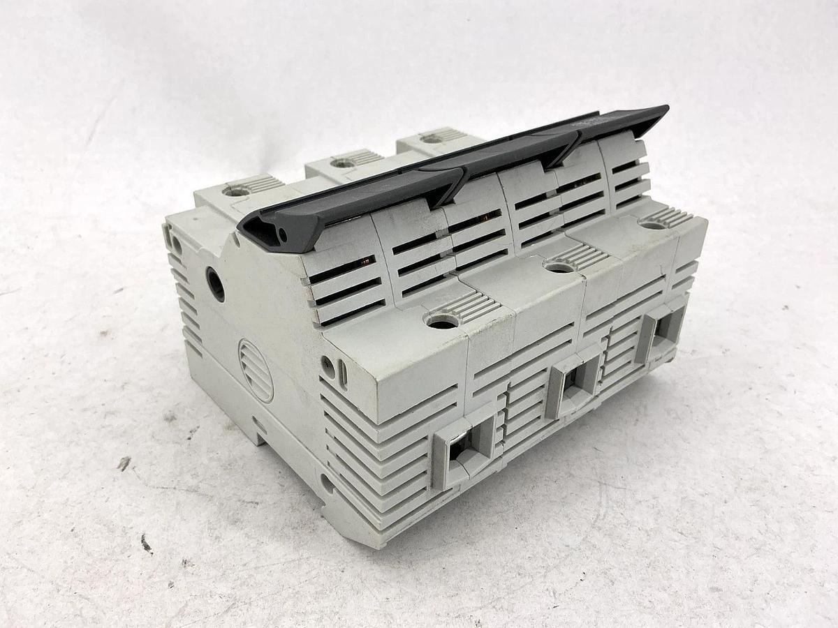 Used Allen Bradley 1492-FB3J60-L Ser B Fuse Holder 60A 600V Class J Fuse Only