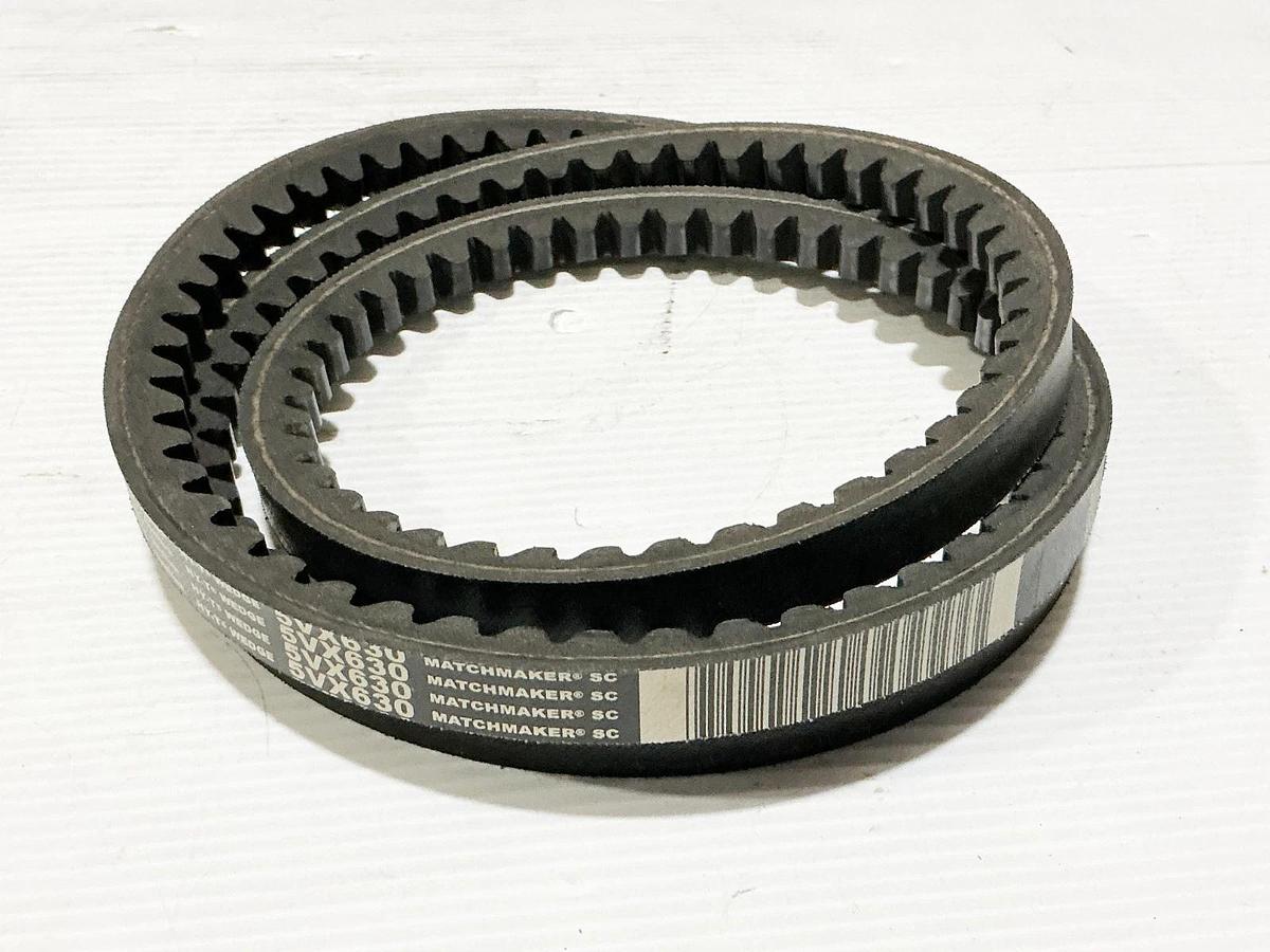 New Lot of 2 Continental 5VX630 Cogged V-Belt 63"OD 0.38" Width - No Box