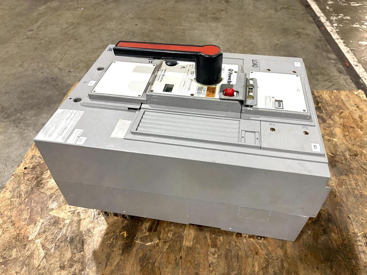 Used GE General Electric TPMMF76B Power Break Circuit Breaker w/ 800A Trip Unit
