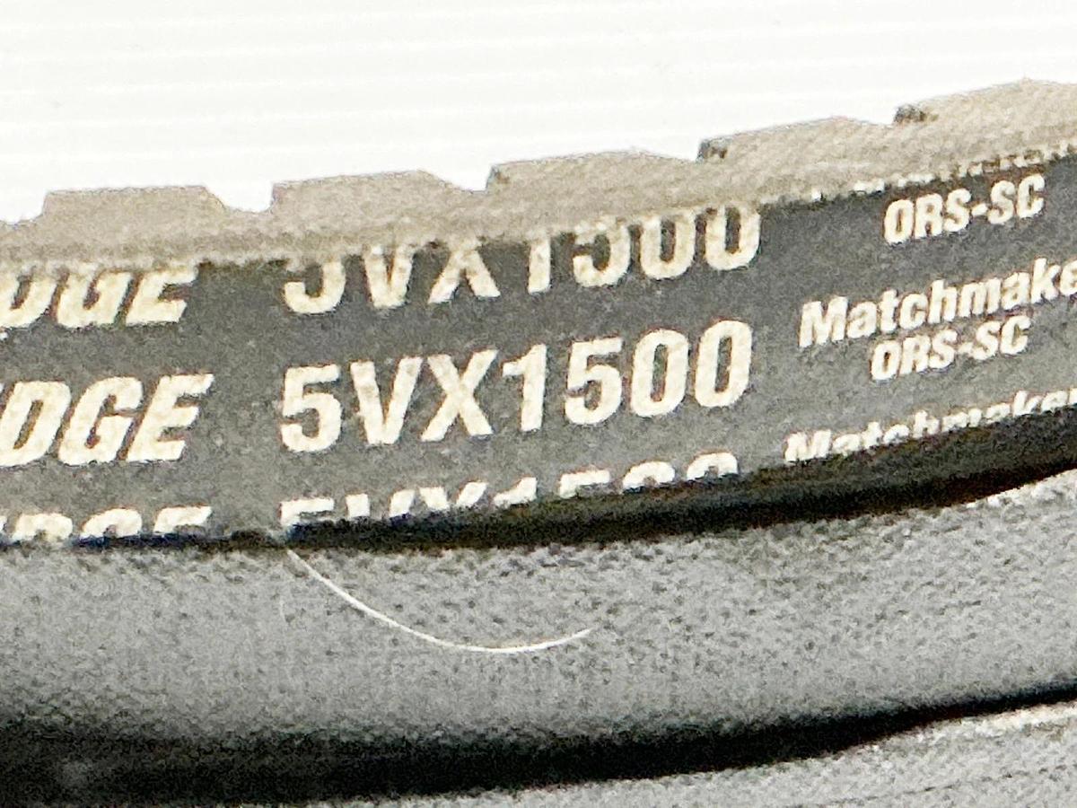 New Goodyear 5VX1500 HY-T Cogged Belt 150" Length 0.62 Width - No Box