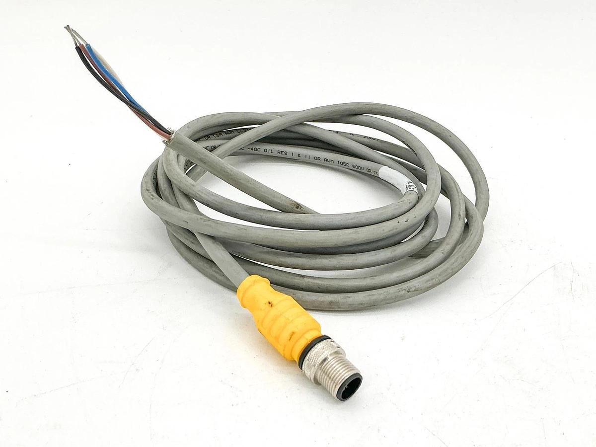 New Turck RSS 4.4T-3 Euro-Fast QD Cordset U0369-22 - No Box