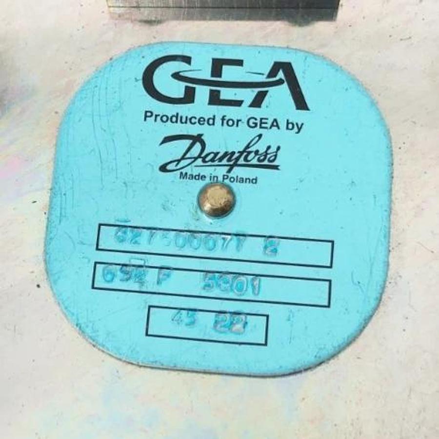 New GEA Danfoss 627500077 4-Way Valve Block 2.65mm Seat w/ Orifice