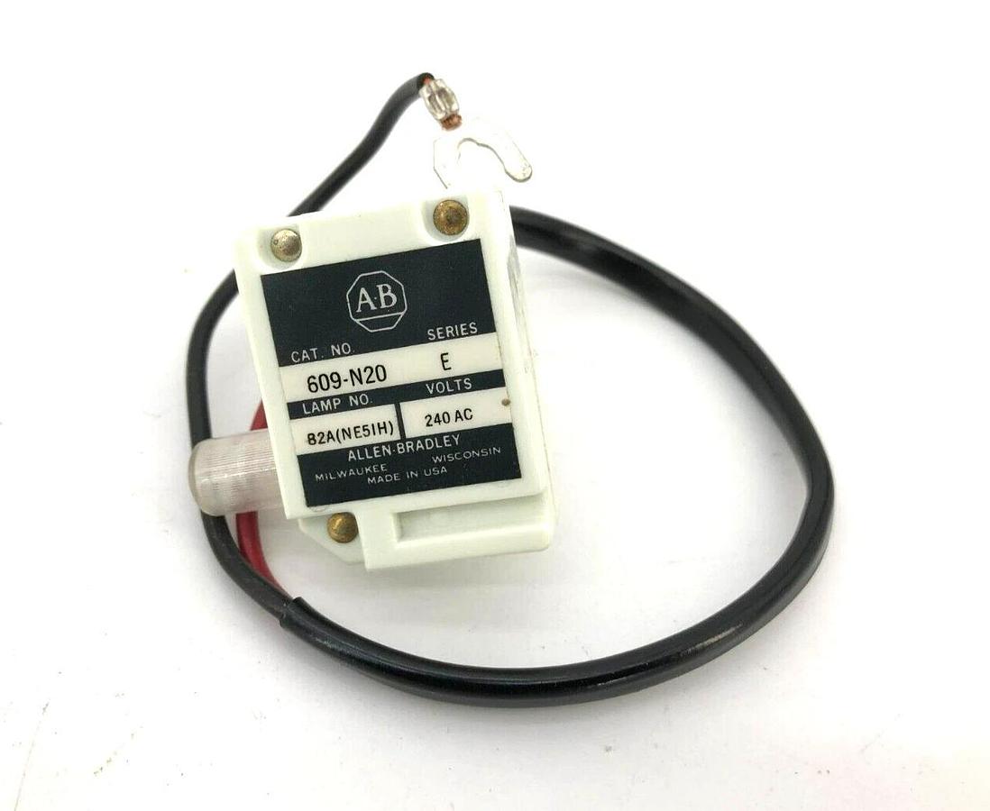 New Allen Bradley 609-N20 Ser. E Pilot Light Kit 240V