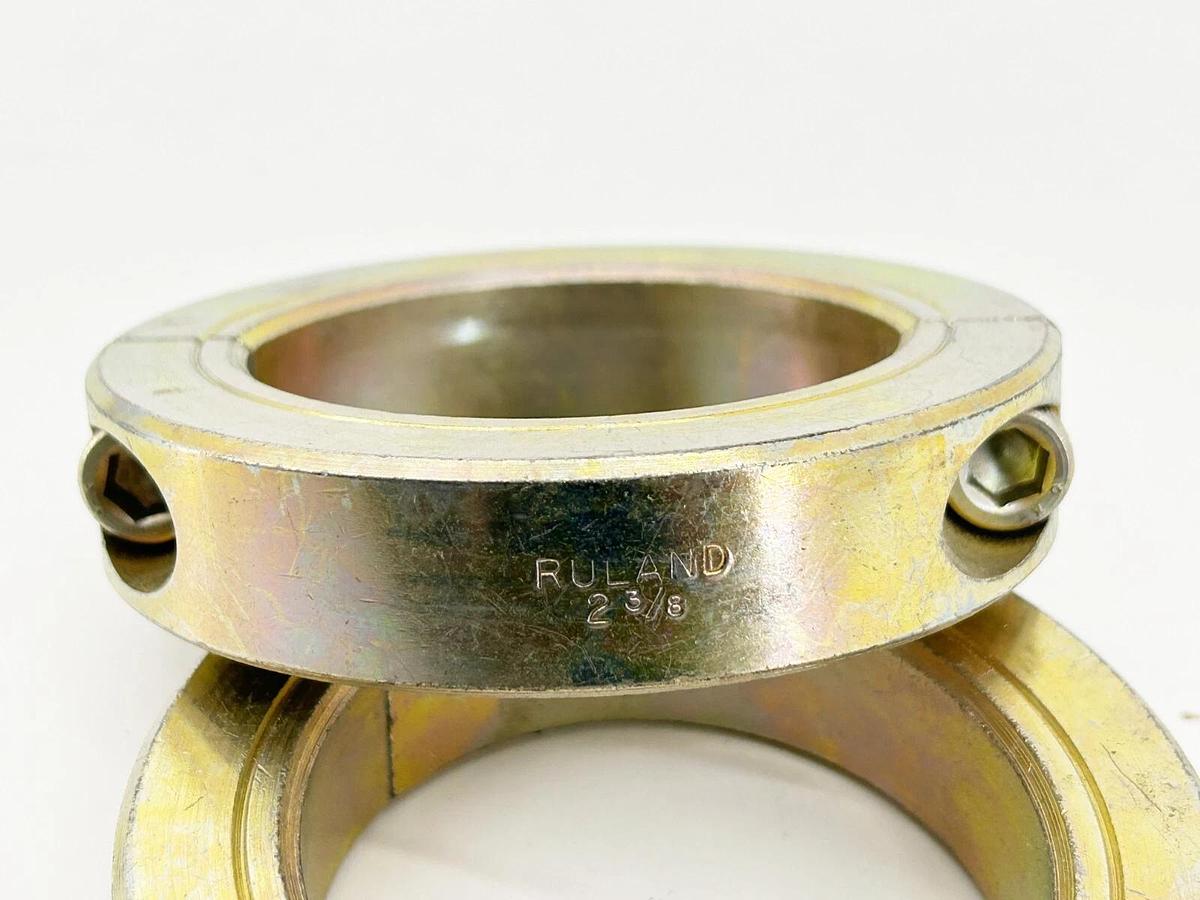 New Lot of 2 Ruland SP-38-FZ Steel Yellow Zing Plated Coupling 2/38" Bore