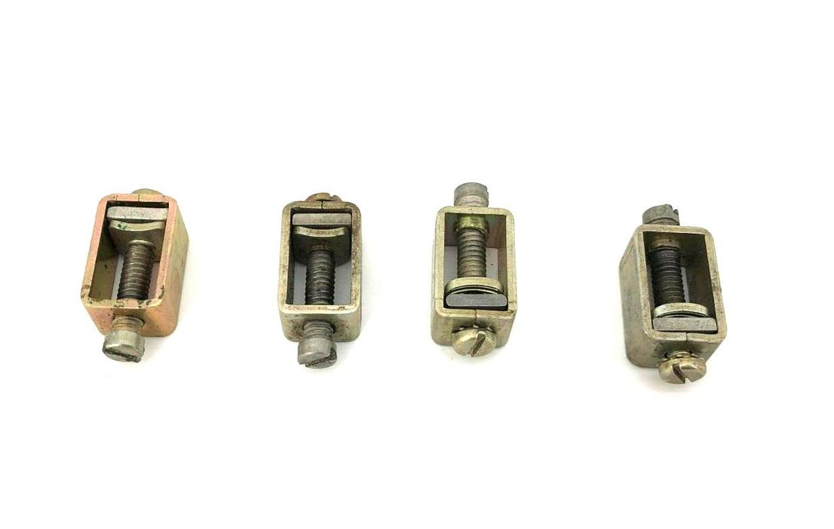 Lot of 4 New Westinghouse 14-1/0 Terminal Lugs, CU AL
