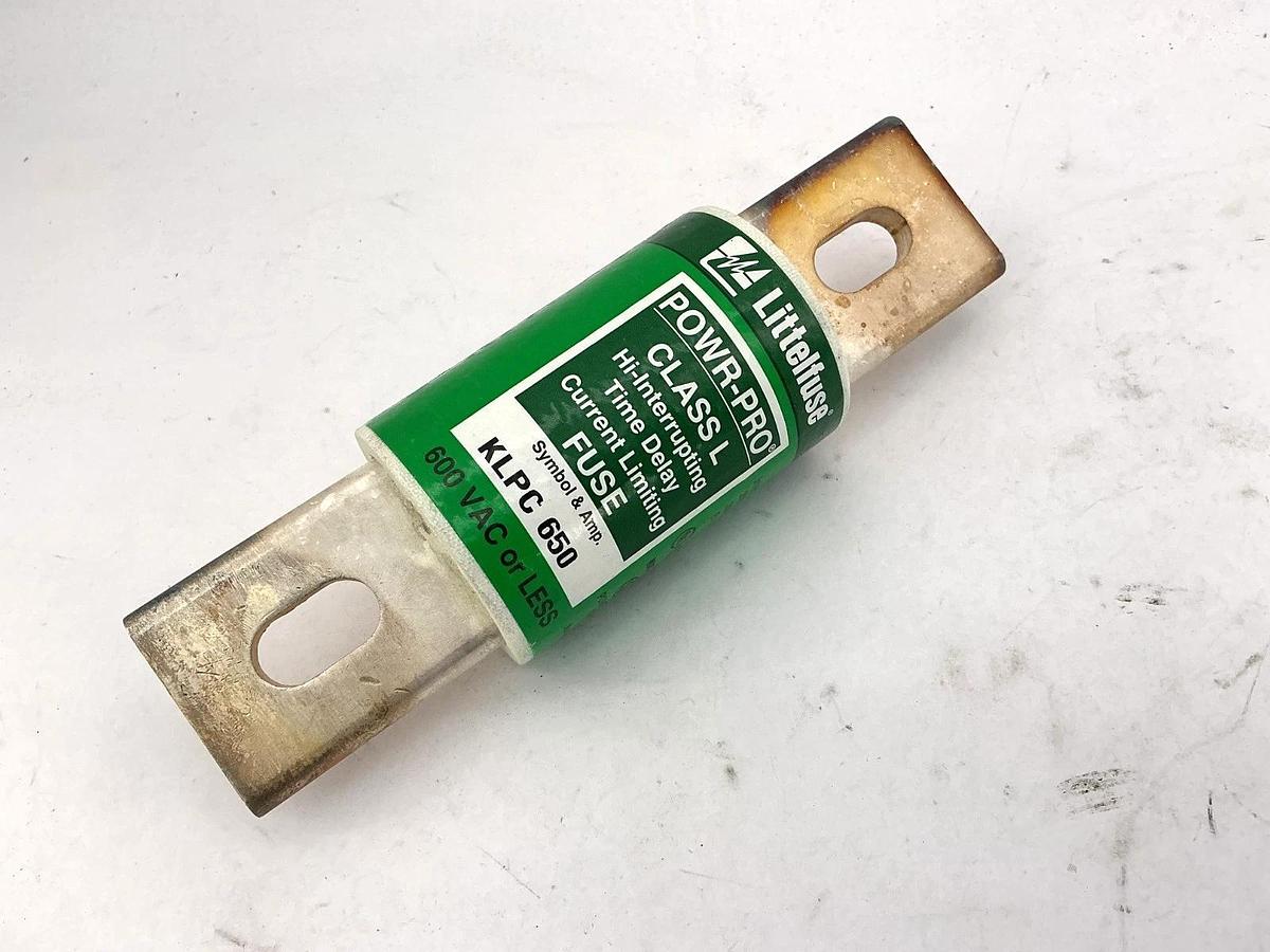 New Littelfuse KLPC-650 Powr-Pro Hi-interrupting Class L Fuse 650A 600V KLPC650