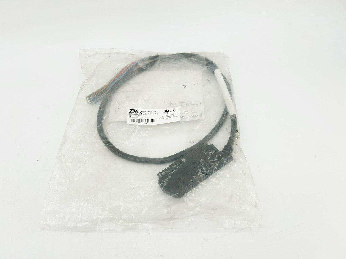 New ZIPLink ZL-BXEMCBL20-1P Cable, 20-Pos, Pigtail, 1M, 250V/ 2A