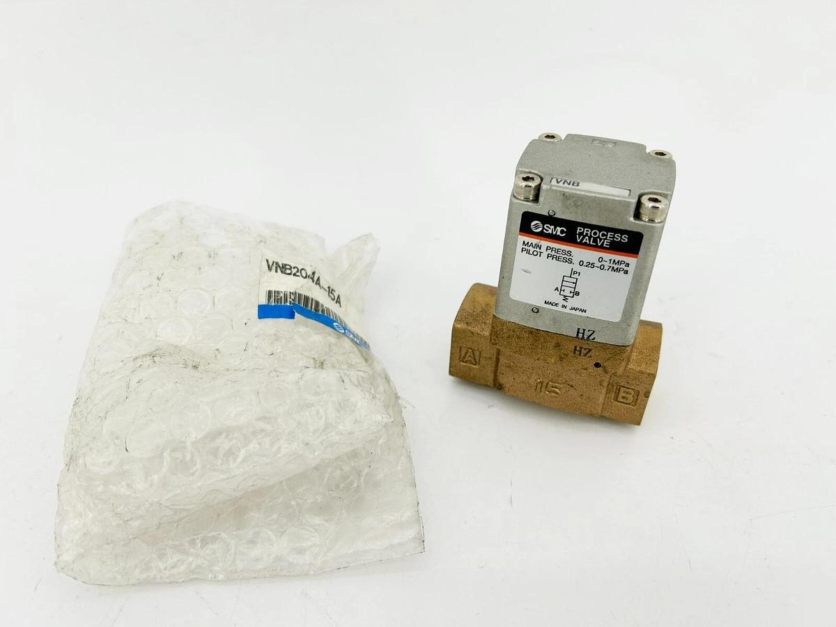 New SMC VNB204A-15A Process Valve, 2 Port