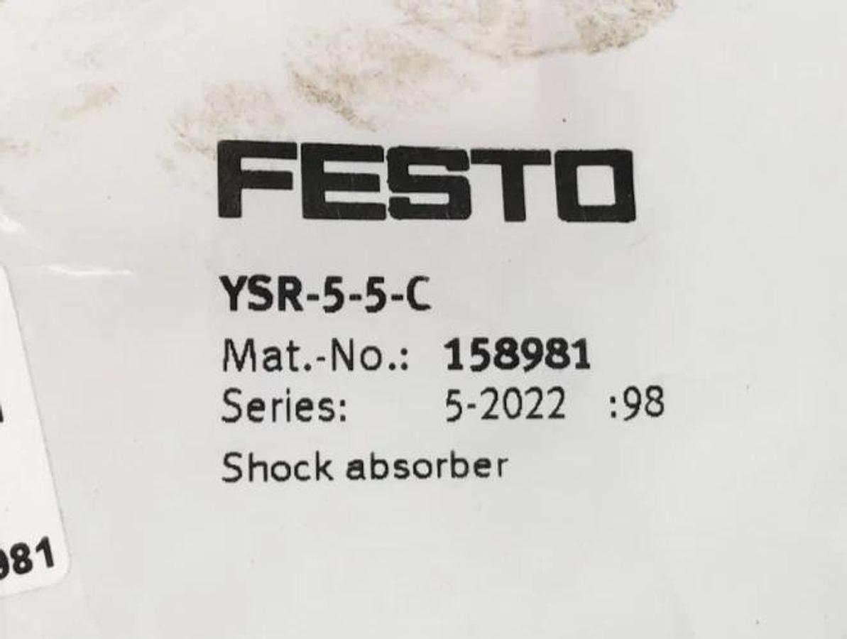 New Festo YSR-5-5-C Pneumatic Shock Absorber 158981