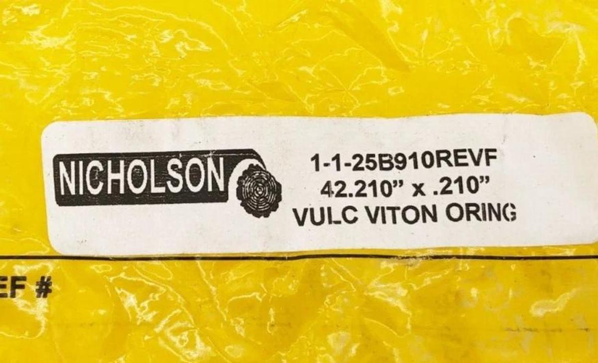 New Nicholson 1-1-25B90REVF Vulcan O-Ring 42.210" x .210"