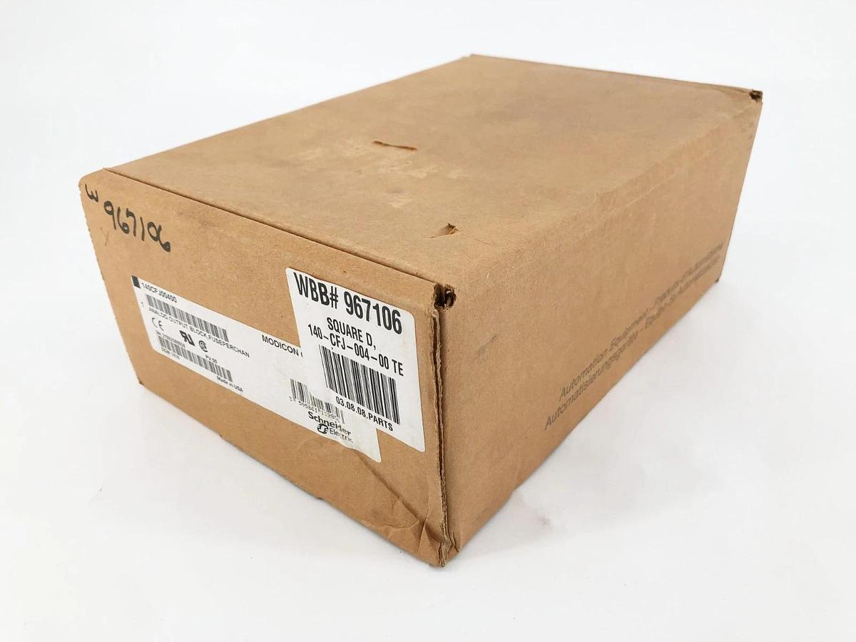 New Schneider Electric 140CFJ00400 Modicon Analog Output Block Sealed Box