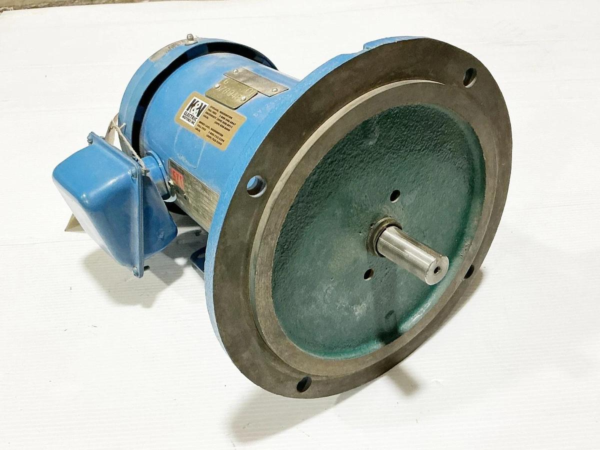 Used Reliance B78C4198M-ZQ Electric Motor 2HP 575V 2.2A 3450RPM 3PH FC145TD Frame