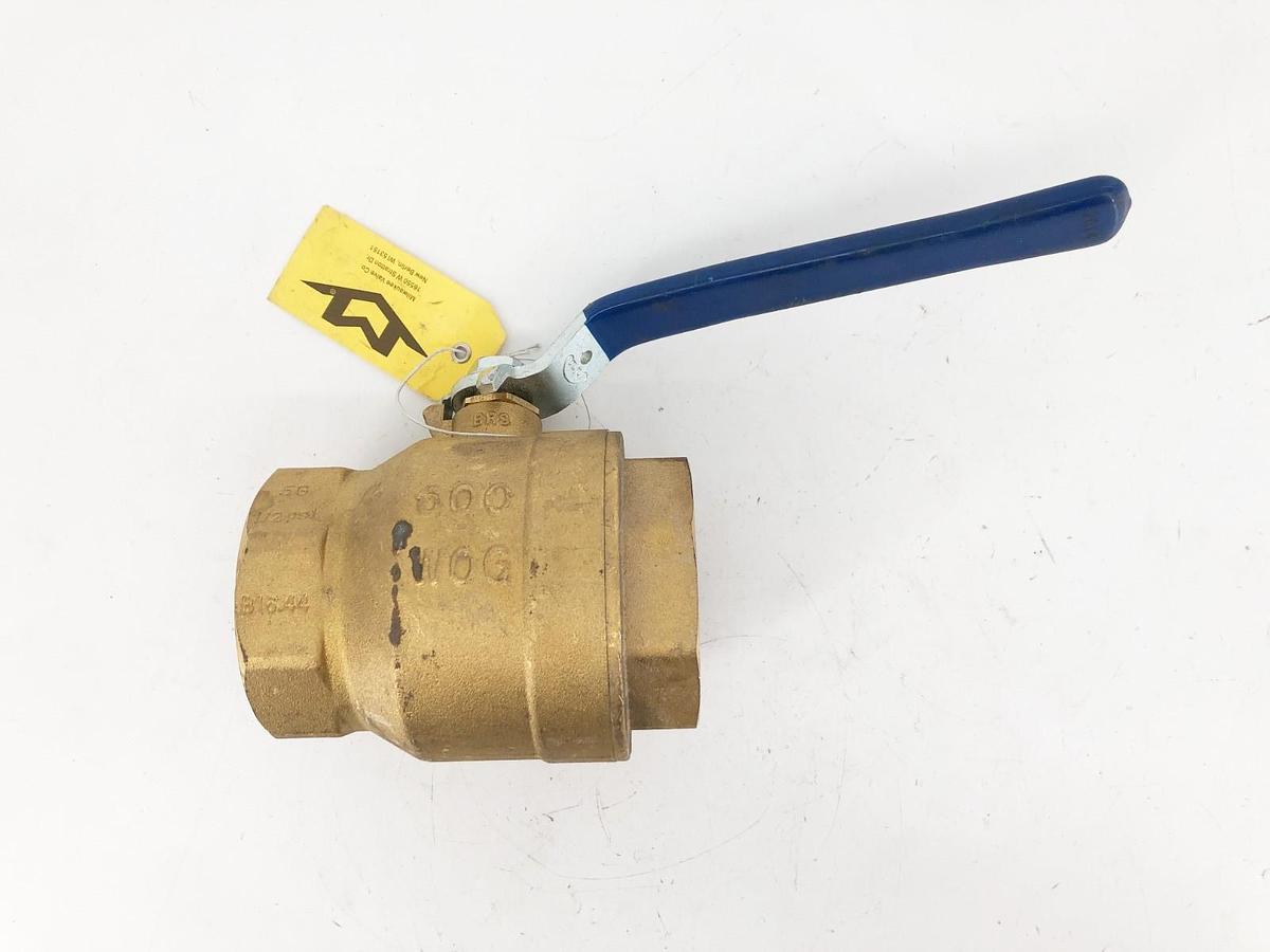 New Milwaukee Valve BA-475B Brass Ball Valve 2" 600WOG B16.44 - No Box