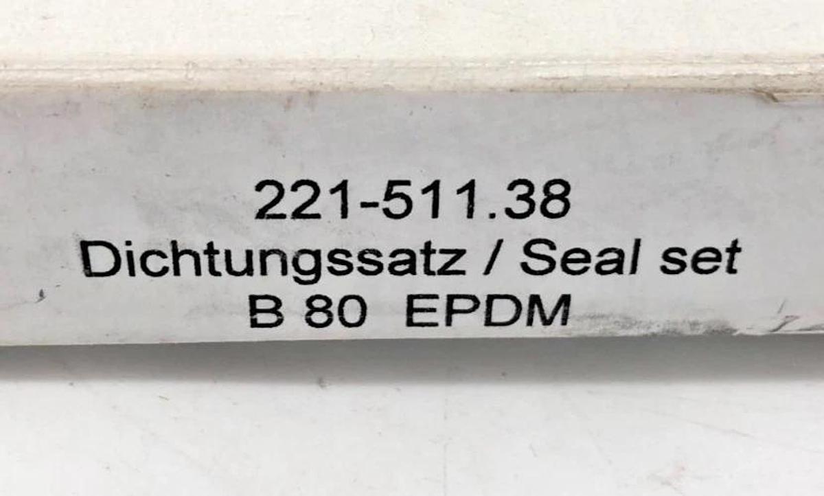 New GEA 221-511.38 Seal Set B 65/80 2.5/3 EPDM 2800255250 - No Box