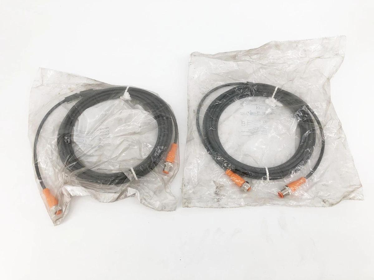 Lot of 2 New IFM EVC014 Cables 250VAC 350VDC VDOGH040MSS0005H04STGH040MS