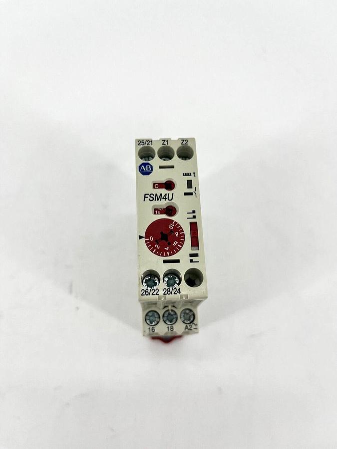 New Allen Bradley 700-FSM4UU23 Ser. B Timing Relay .05s-60h Range