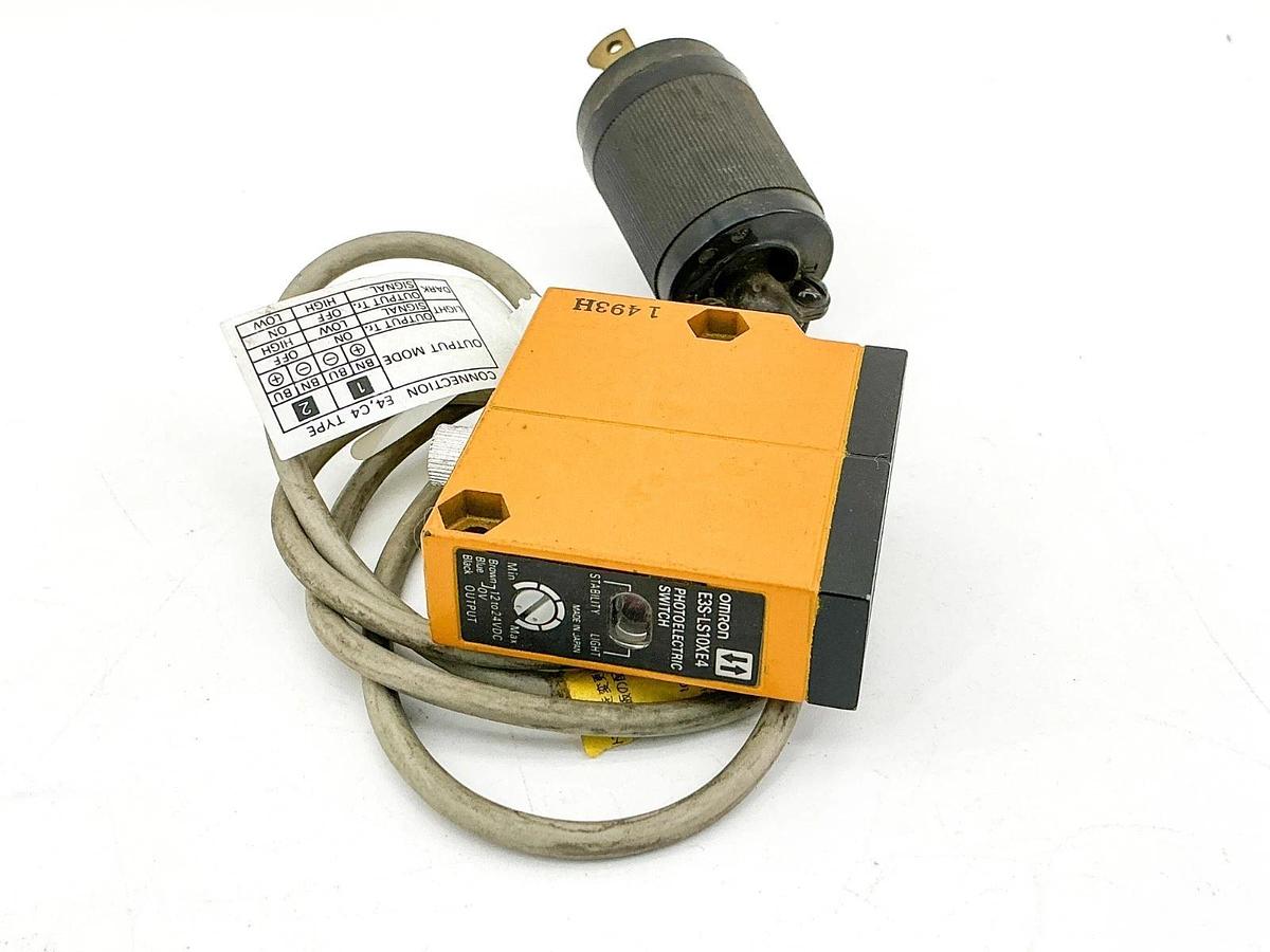 Used Omron E3S-LS10XE4 Photoelectric Sensor 12-24VDC