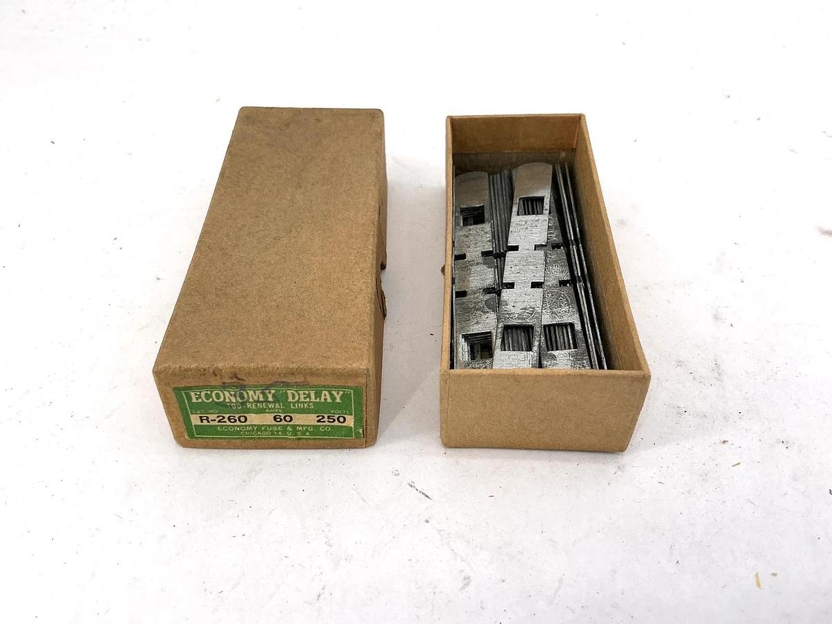 New Economy Delay R-260 Renewal Links 60A 250V R260 QTY 30 Per Box