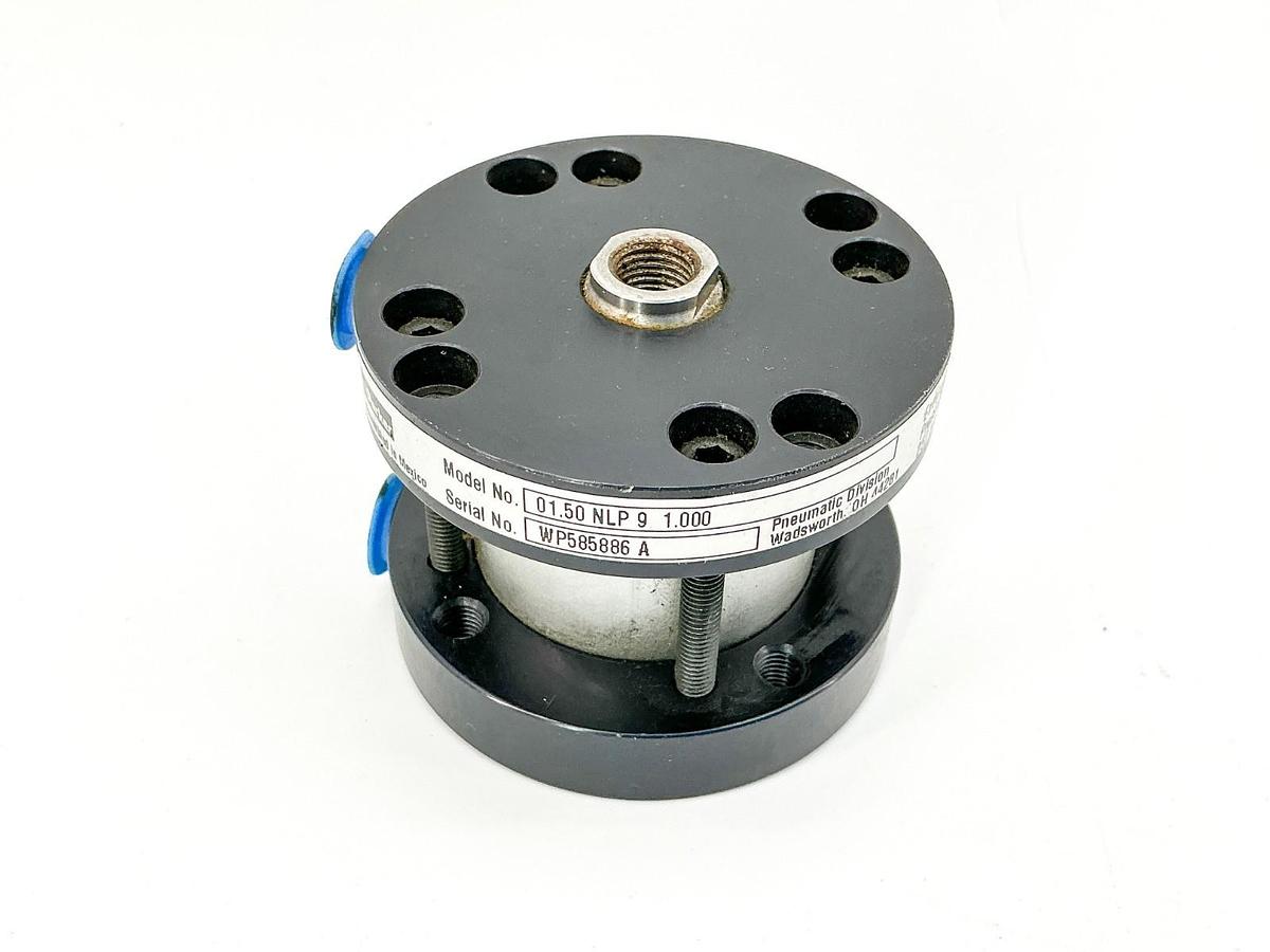 New Parker 01.50NLP9 1.000 Pneumatic Cylinder 250PSI 1" Stroke 1.5" Bore - No Bx
