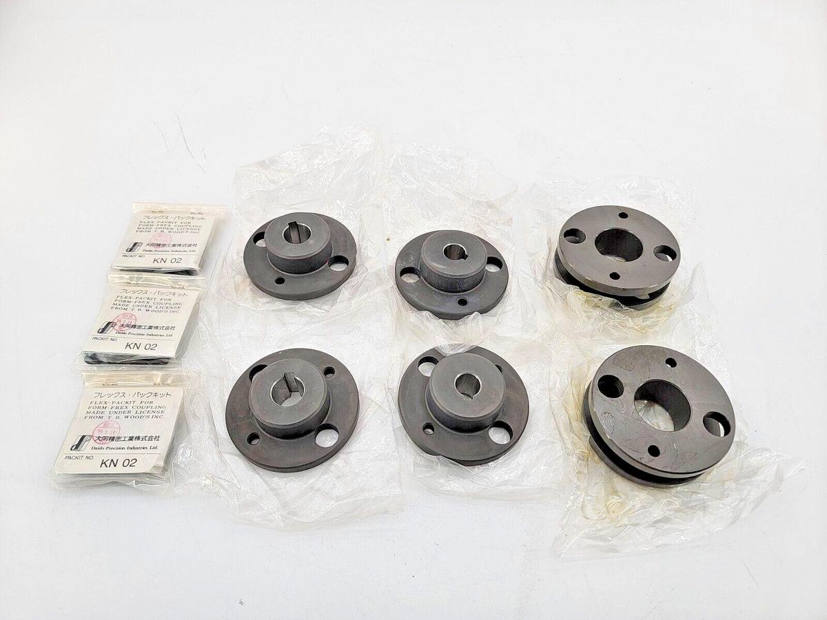 Box of New Daido Precision Formflex Coupling Parts HN02-19H/6J KN02