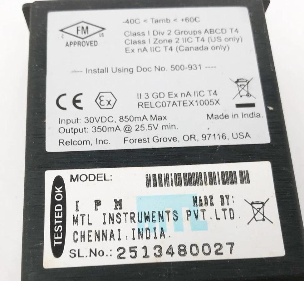 New MTL IPM Isolated Fieldbus Power Module - No Box