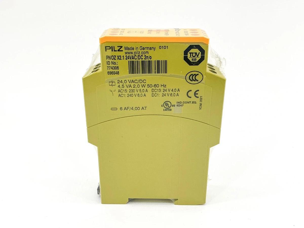 New Pilz PNOZ X2.1 24VAC/DC 2N/O Safety Relay 774306