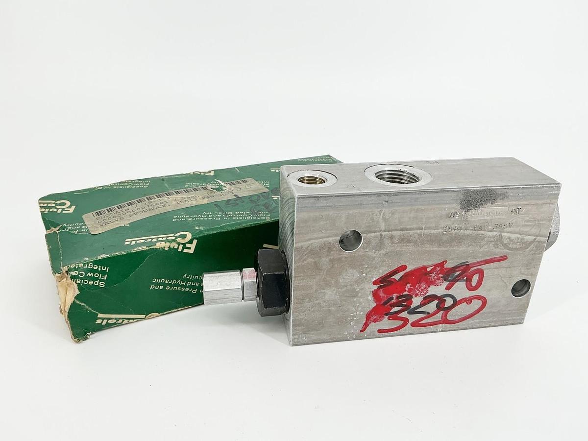 Used Fluid Controls 1SA13-F4W-30SV Sequence Valve Manifold